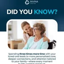 Caregiver embracing smiling elderly woman in wheelchair indoors